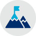 Mountain peak icon