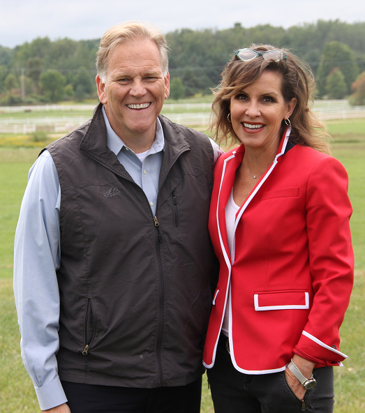 Mike Rogers and his wife, Kristi